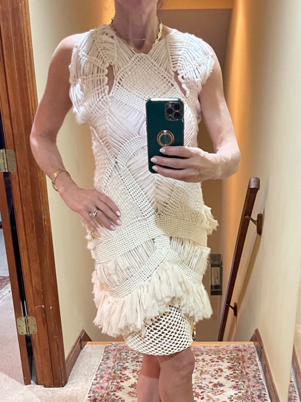 Ohne Titel Cream Macramé Mini Dress - Picture 10 of 10